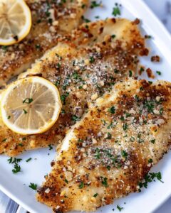 Garlic Parmesan Flounder Recipe