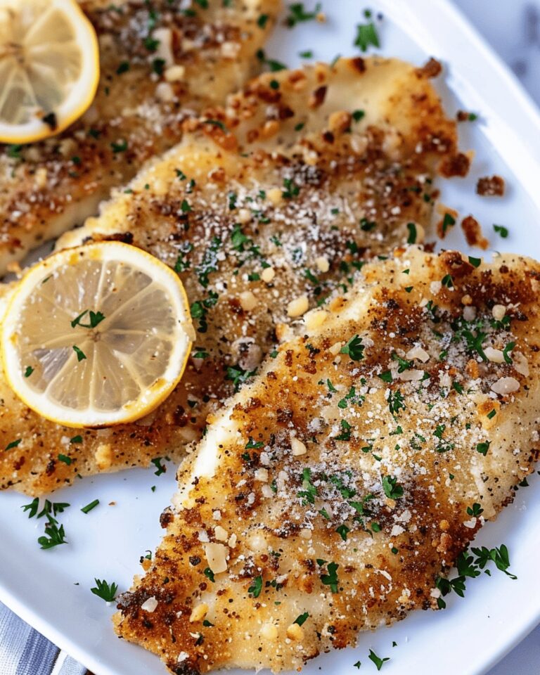 Garlic Parmesan Flounder Recipe