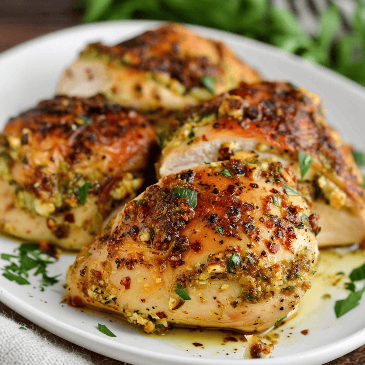Sun Dried Tomato Feta Stuffed Chicken Recipe