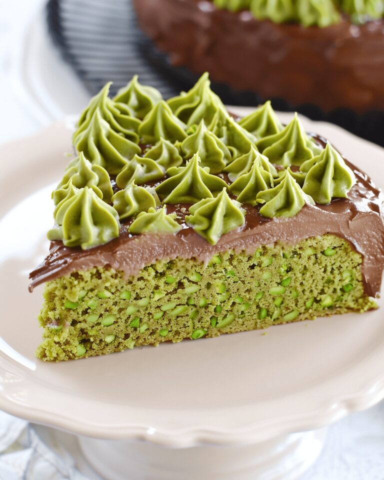 Pistachio Fondant With Whipped Chocolate Ganache Recipe