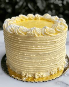 Silky Lemon Velvet Cake Recipe