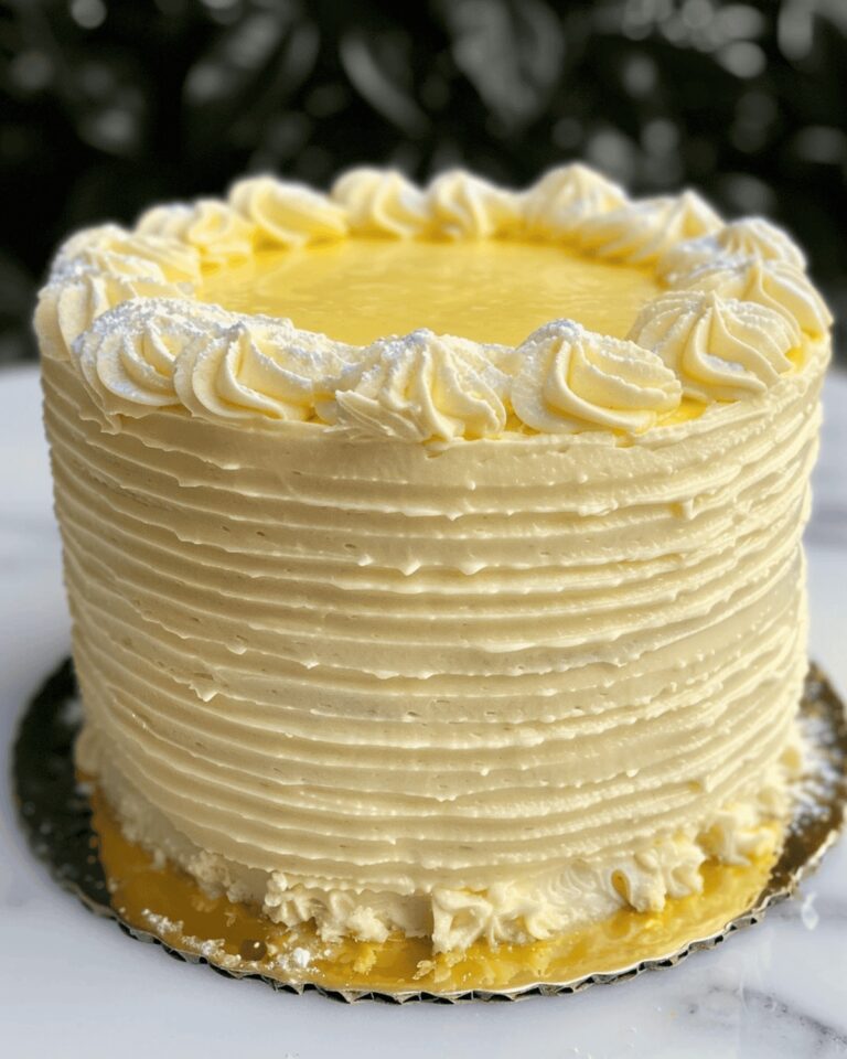 Silky Lemon Velvet Cake Recipe