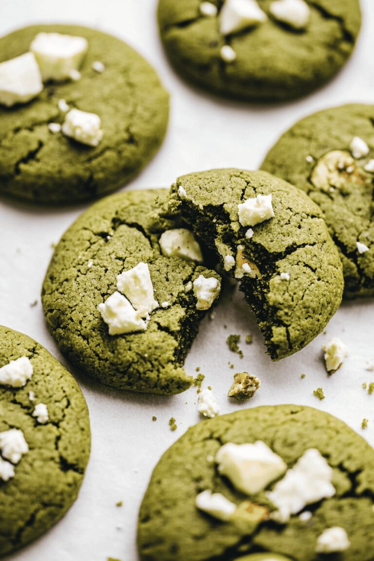 Silky Brown Butter Matcha Cookies Recipe