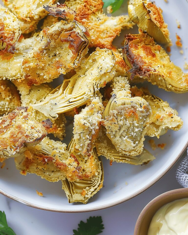 Crunchy Parmesan Artichoke Hearts Recipe