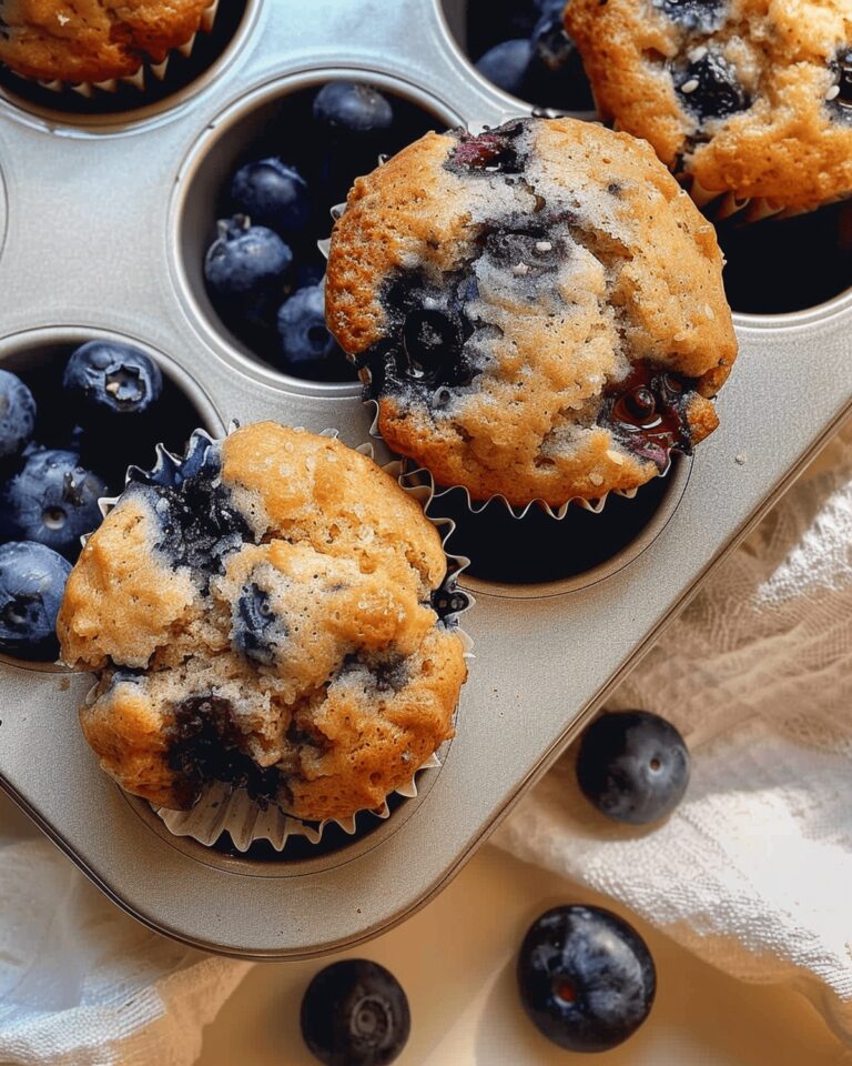 Cottage Cheese Blueberry Muffins Recipe