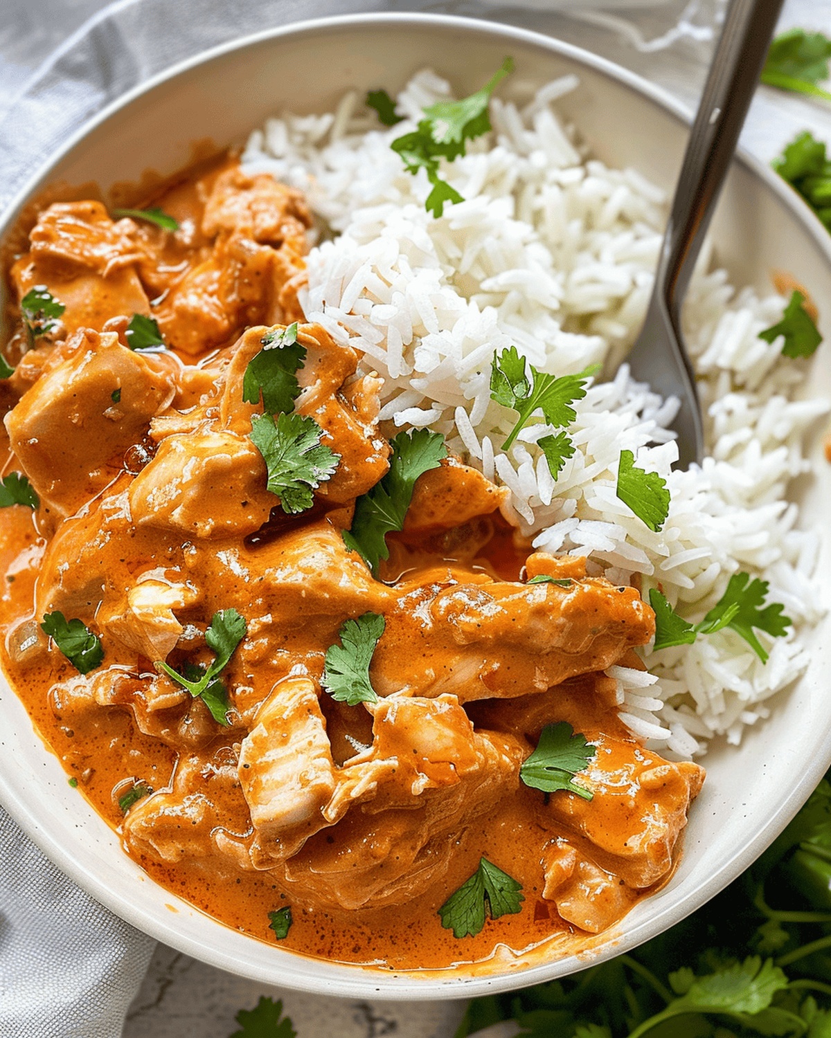 Tropical Coconut Chicken Rice Bowl Recipe