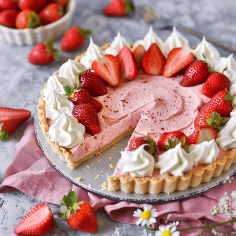 Whipped Strawberry Tart Recipe