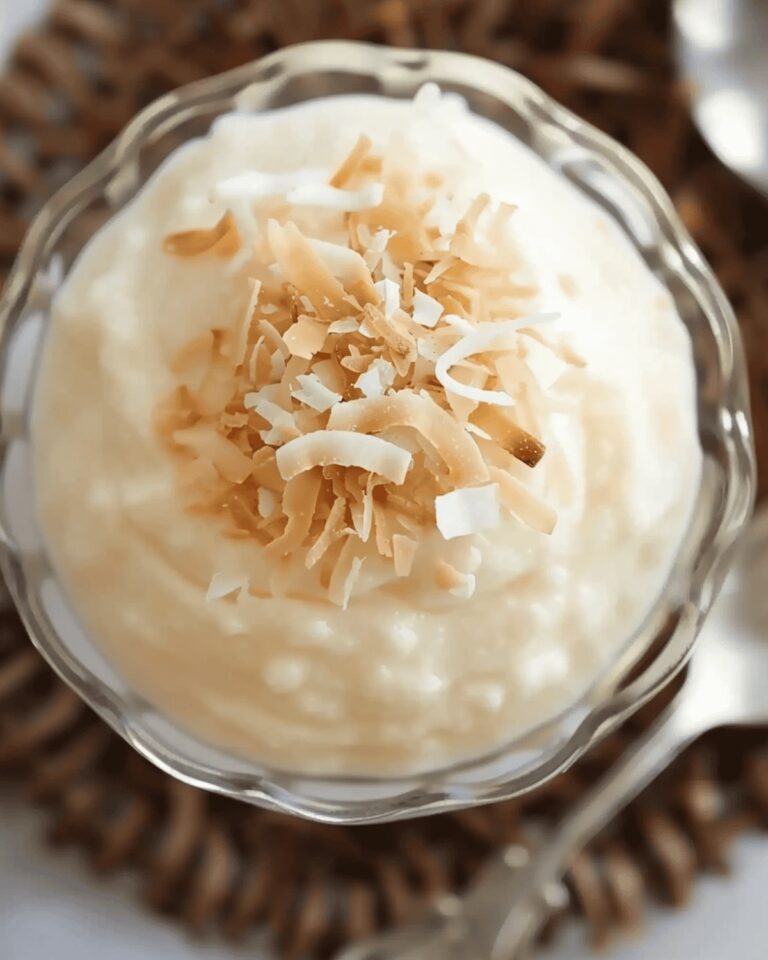 Silky Coconut Pudding Recipe