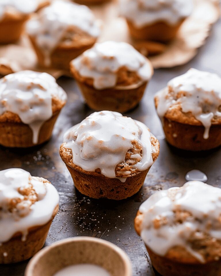 Mini Chai Muffins with Vanilla Bean Glaze Recipe