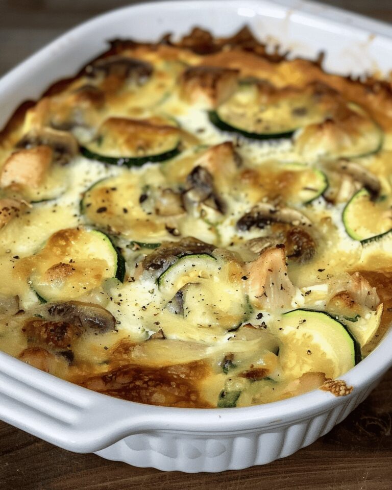 Cheesy Chicken Zucchini Bake Recipe