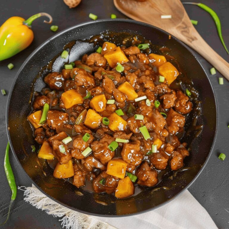 Chinese Style Mango Chicken Stir Fry Recipe