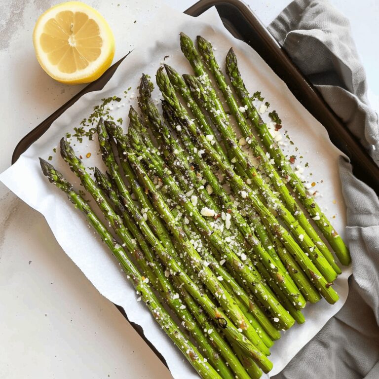 Roasted Parmesan Asparagus Recipe