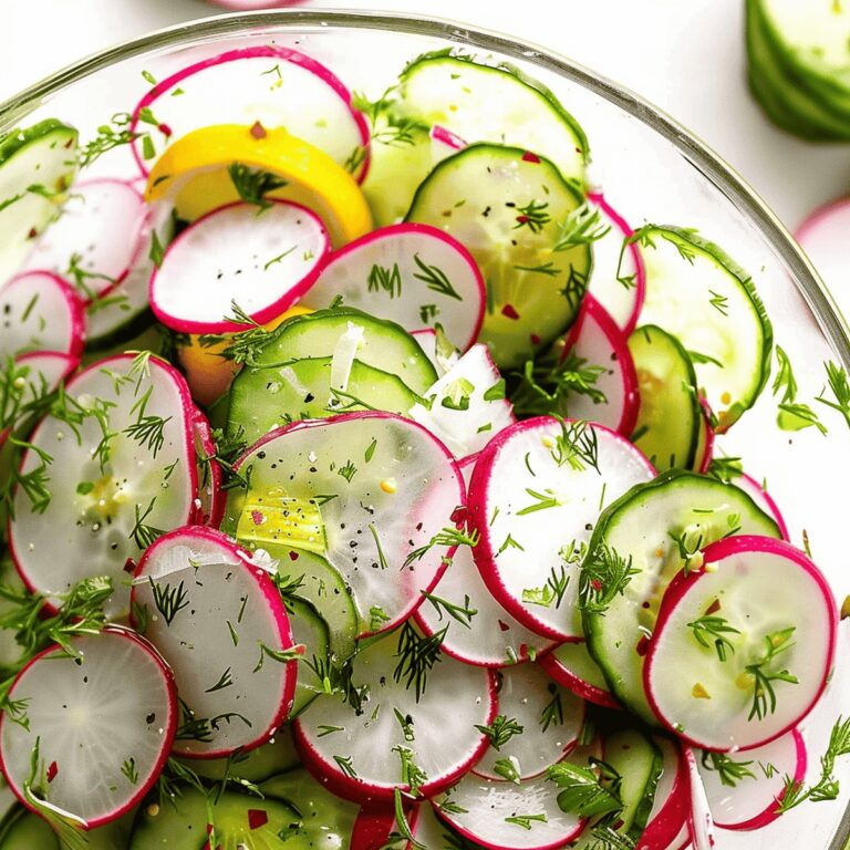 Cucumber Radish Salad Recipe