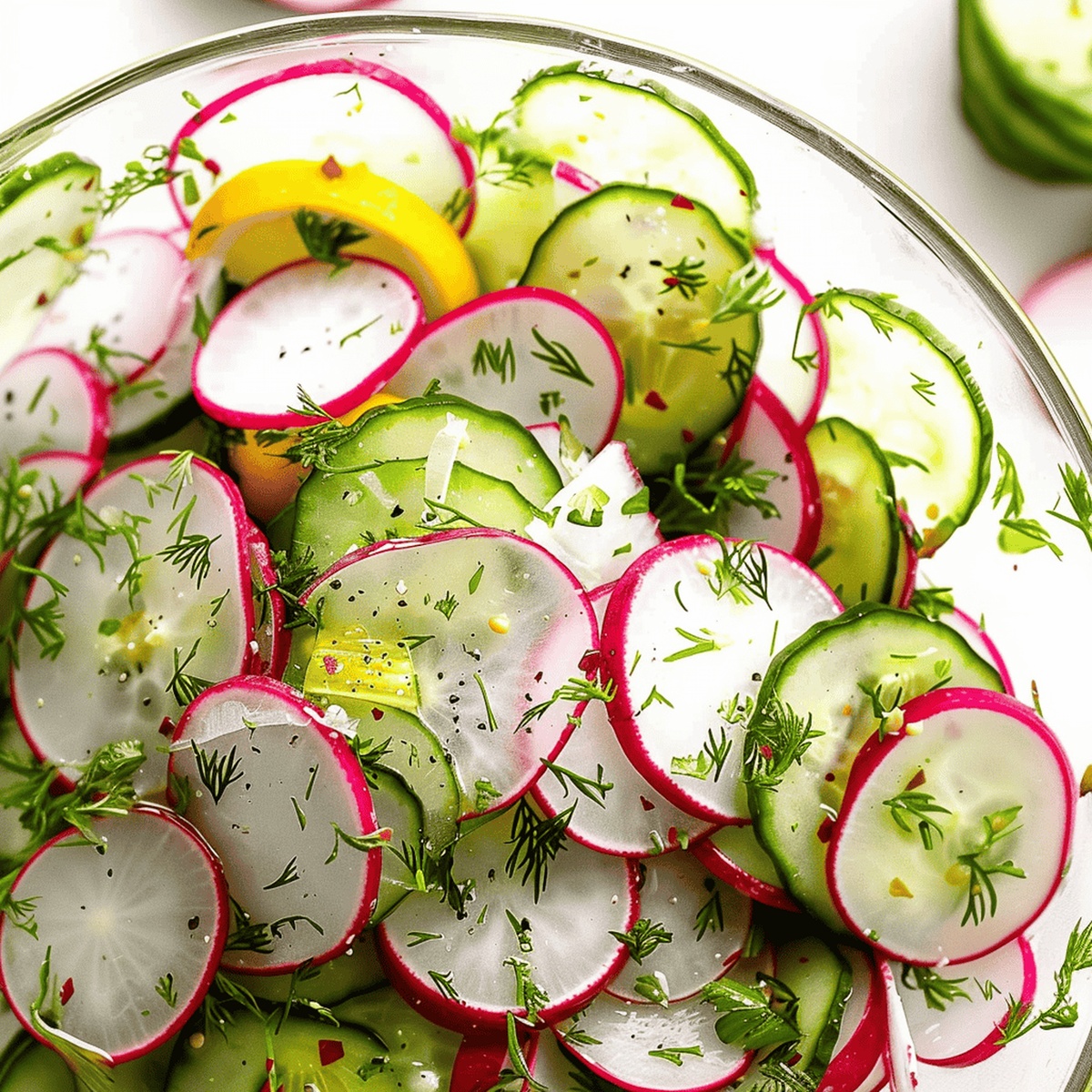 Cucumber Radish Salad Recipe
