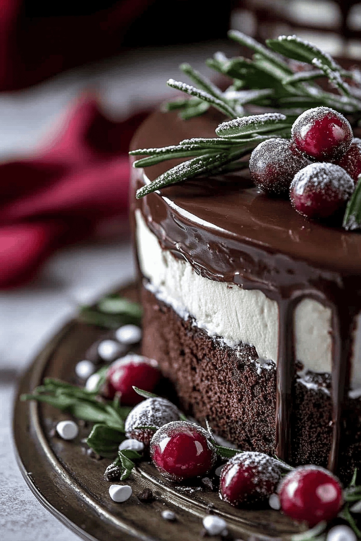 Sinful Double Chocolate Mousse Cake Recipe