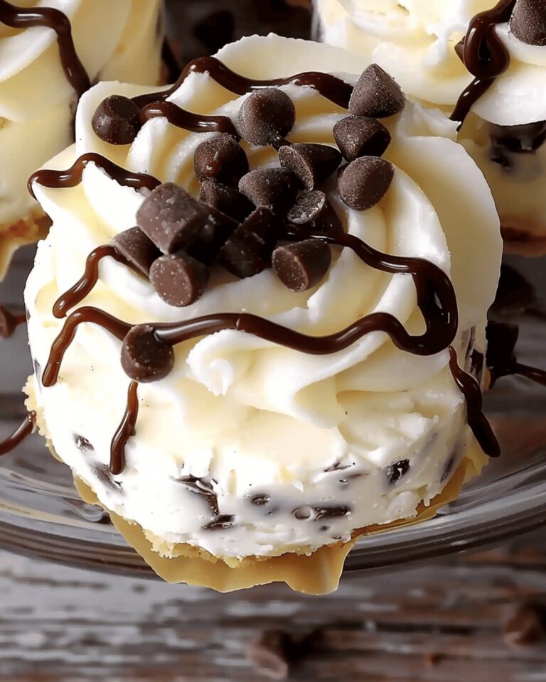 No Bake Mini Cannoli Cheesecakes Recipe