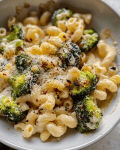 Effortless Skillet Ricotta Pasta with Roasted Broccoli Recipe