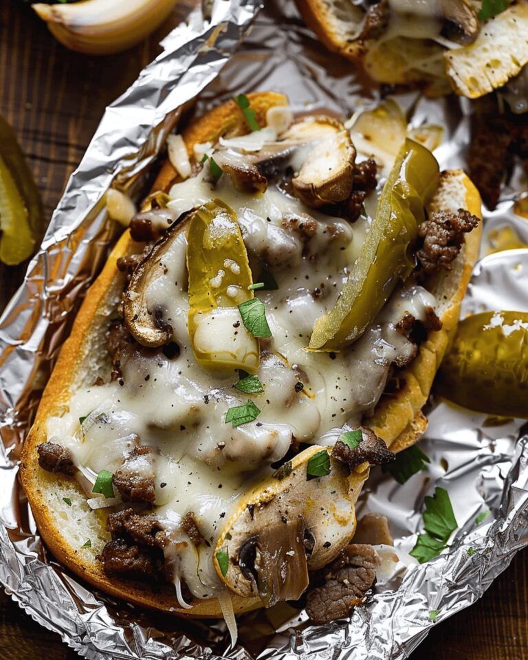 Philly Cheesesteak Foil Packs Recipe