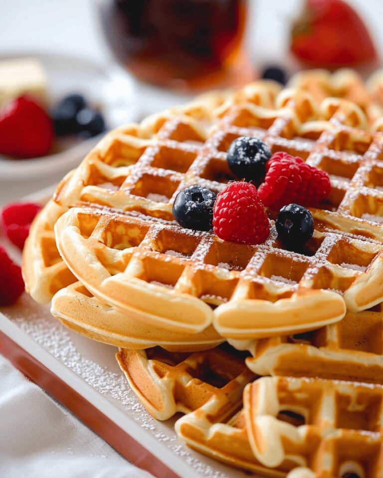 Effervescent Club Soda Waffles Recipe