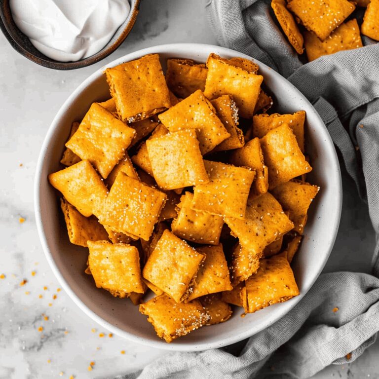 Spicy Homemade Cheez Its Recipe