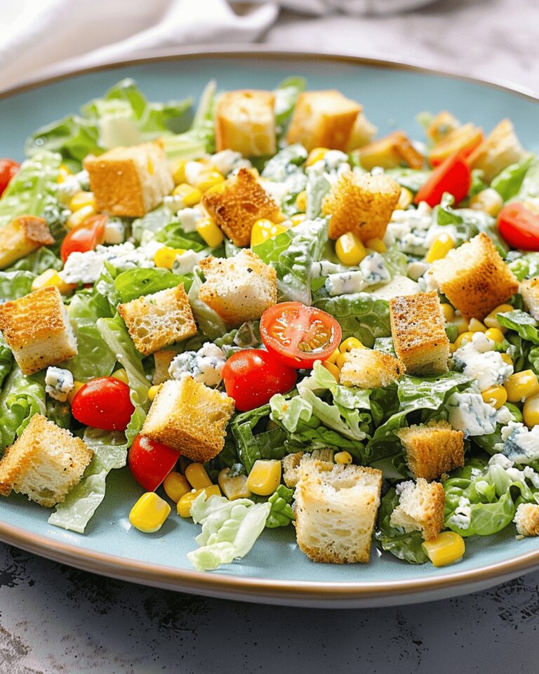 Chopped Romaine Salad with Blue Cheese Recipe