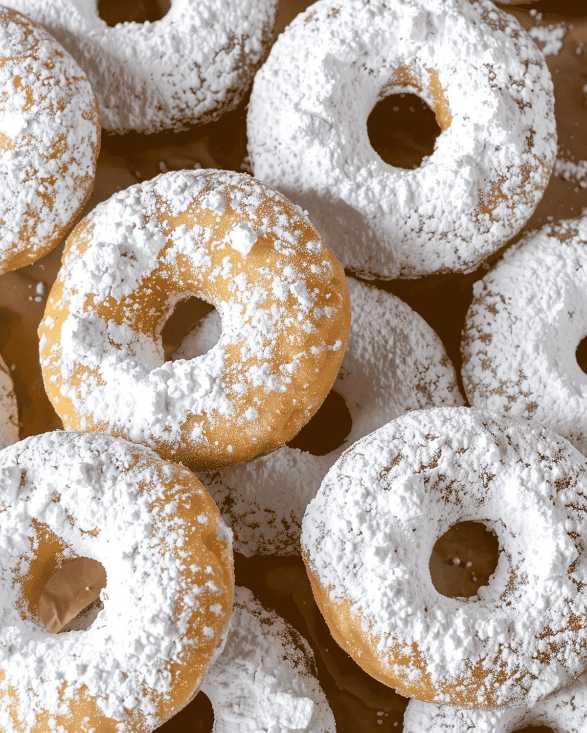 Fluffy Powdered Sugar Donuts Recipe