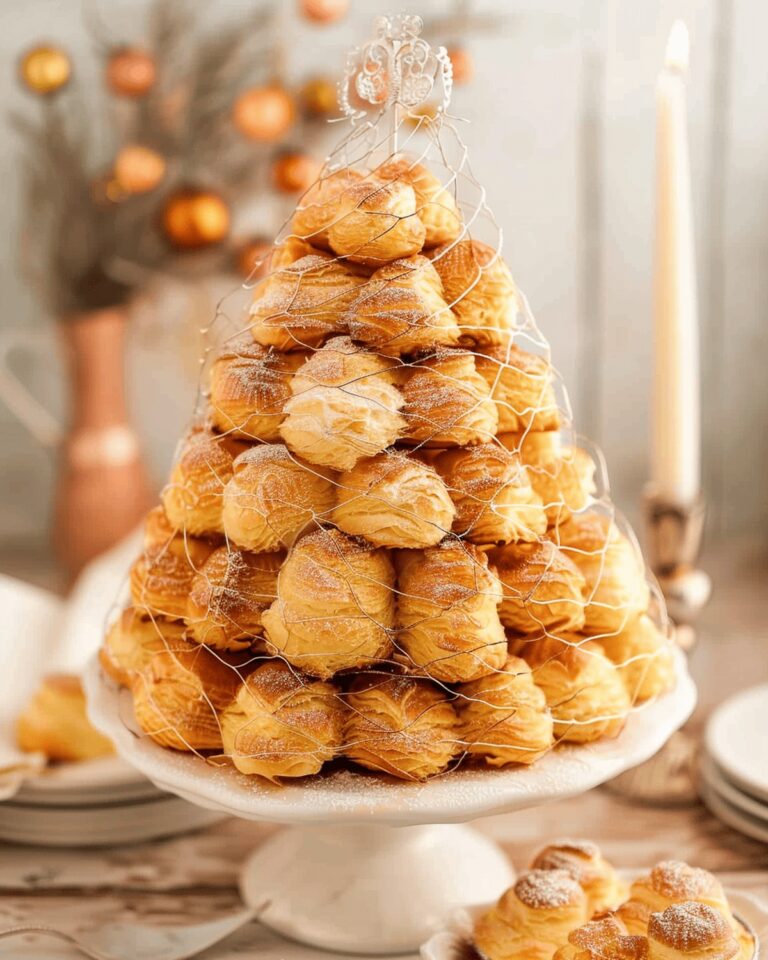 Cream Puff Tower Recipe