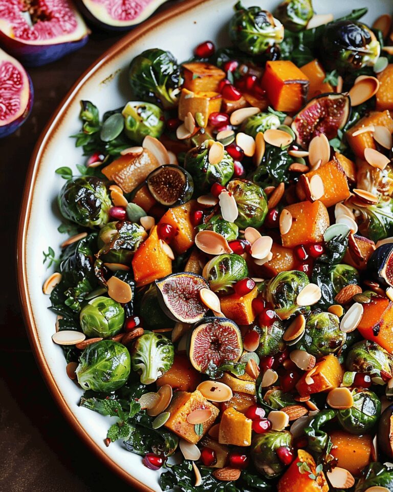 Roasted Brussels Sprouts And Butternut Squash Salad Recipe