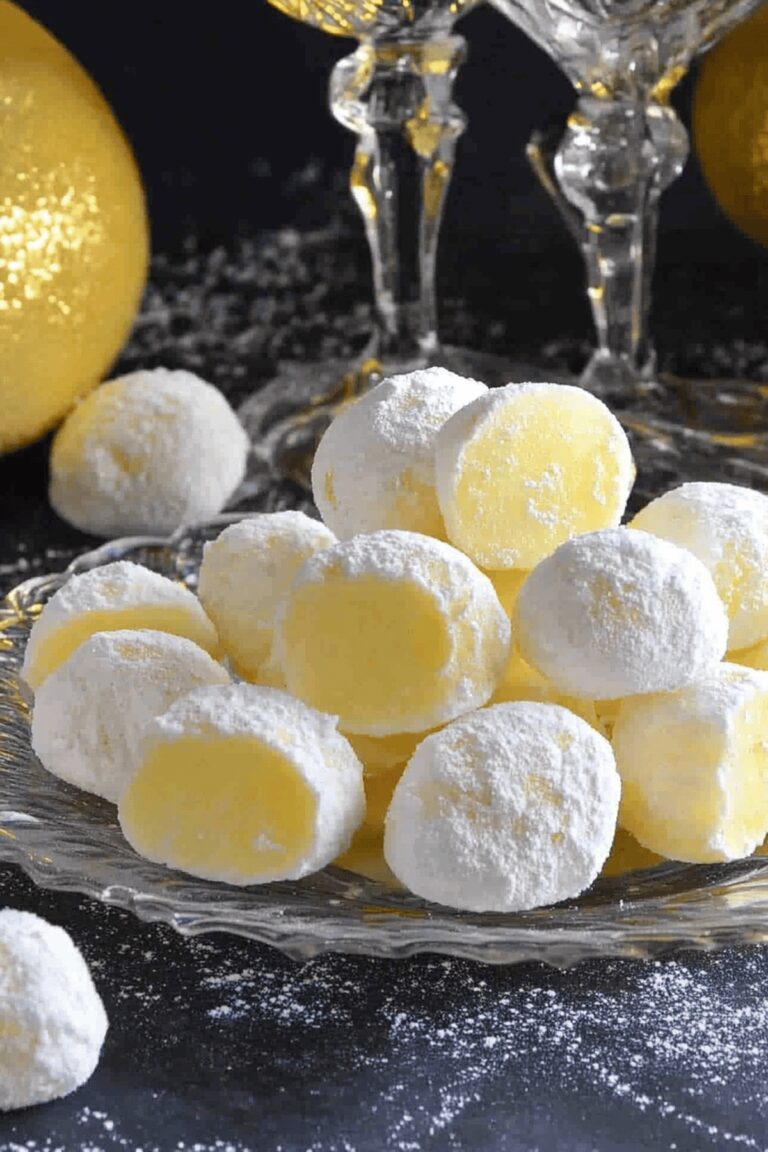 Silky White Chocolate Limoncello Truffles Recipe