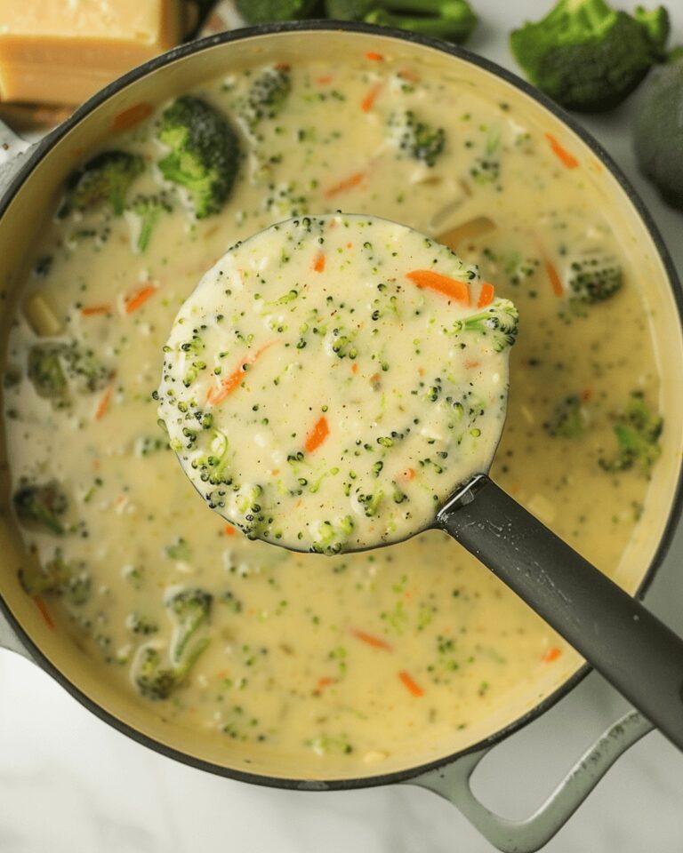 Hearty Broccoli Cheddar Soup Recipe