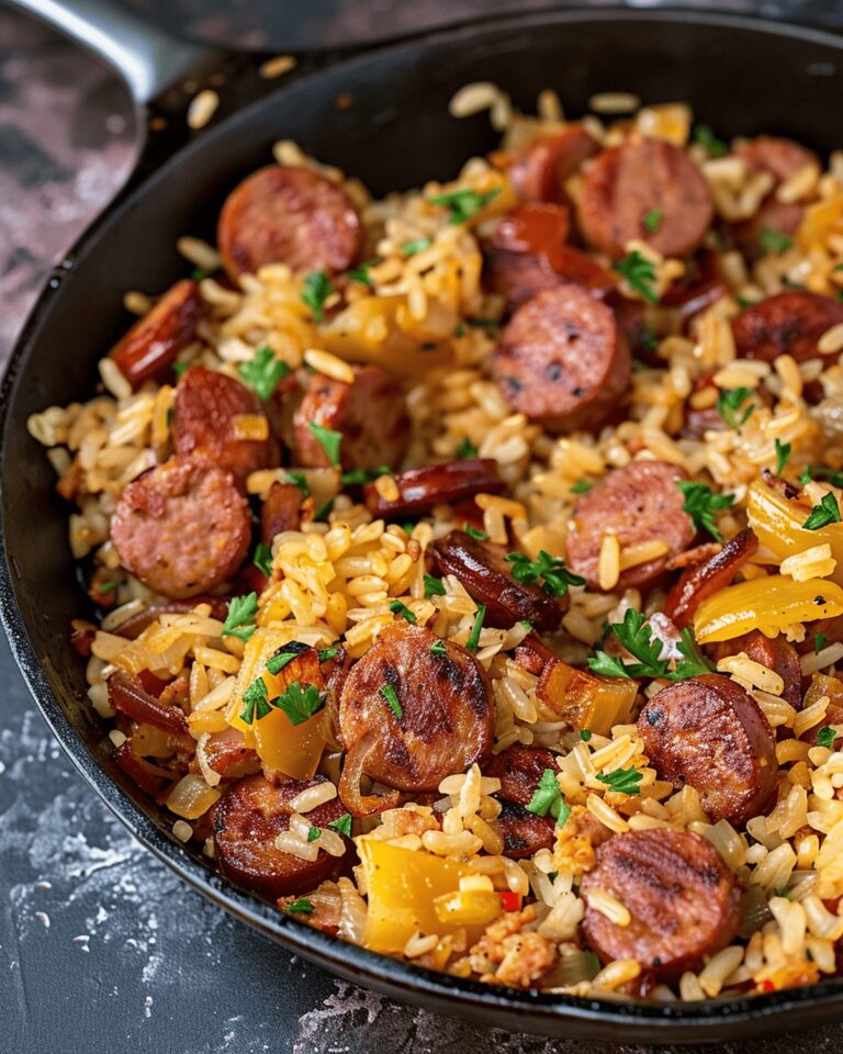 Sausage and Rice Skillet Recipe