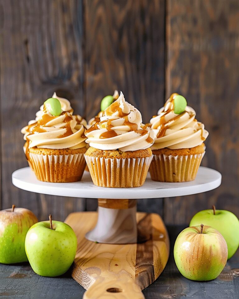Sweet Caramel Apple Cupcakes Recipe