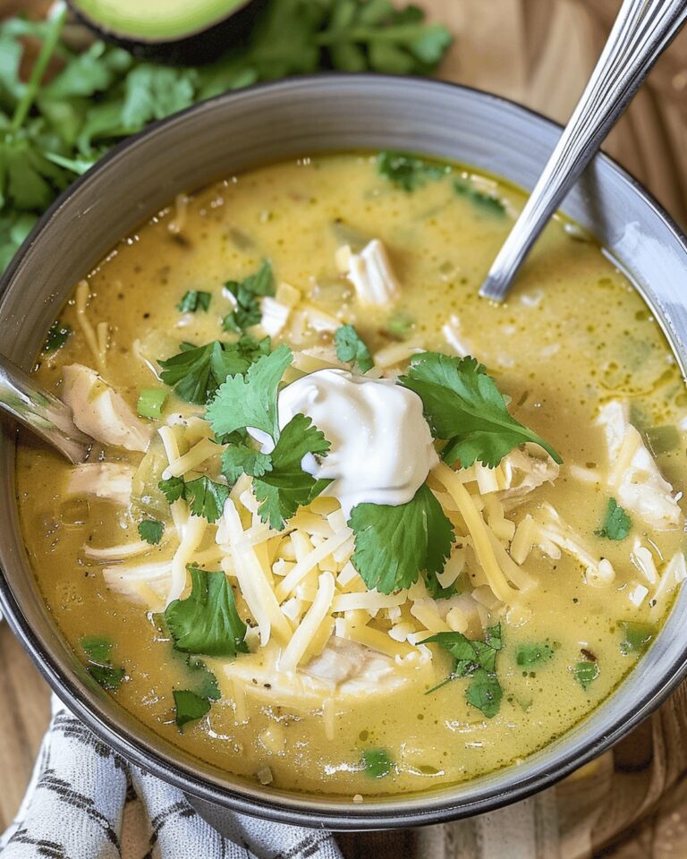 Cozy Green Enchiladas Chicken Soup Recipe