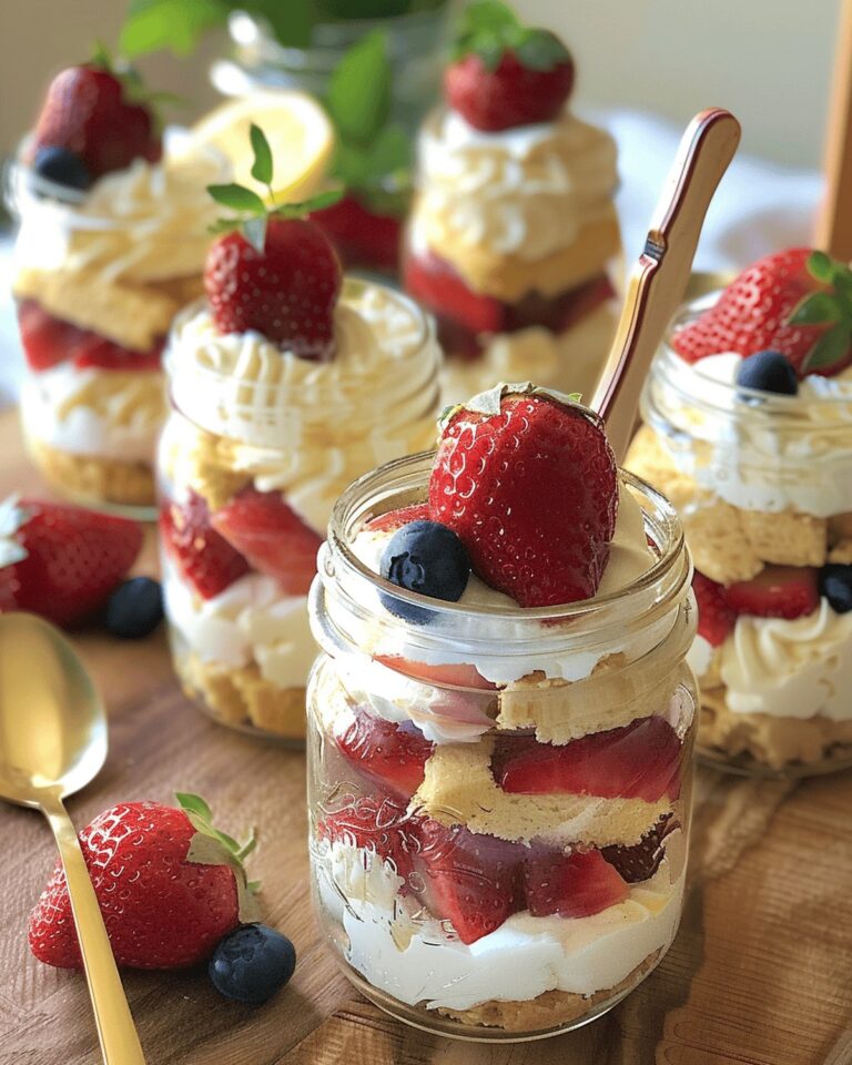 Summer Strawberry Trifles Recipe