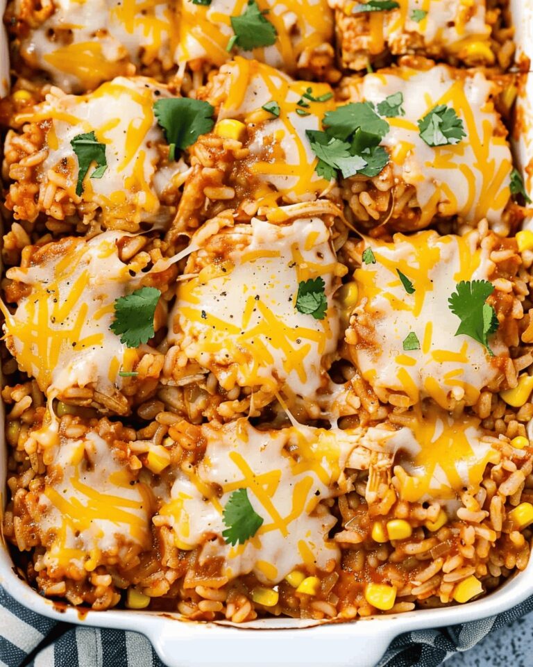 Hearty Chicken Enchilada Rice Casserole Recipe