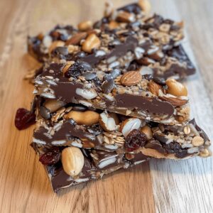Chocolate Trail Mix Bars Recipe