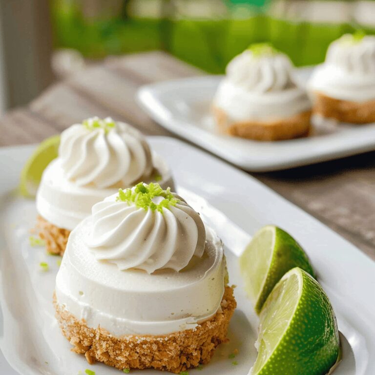 Tangy Mini No Bake Key Lime Pie Recipe