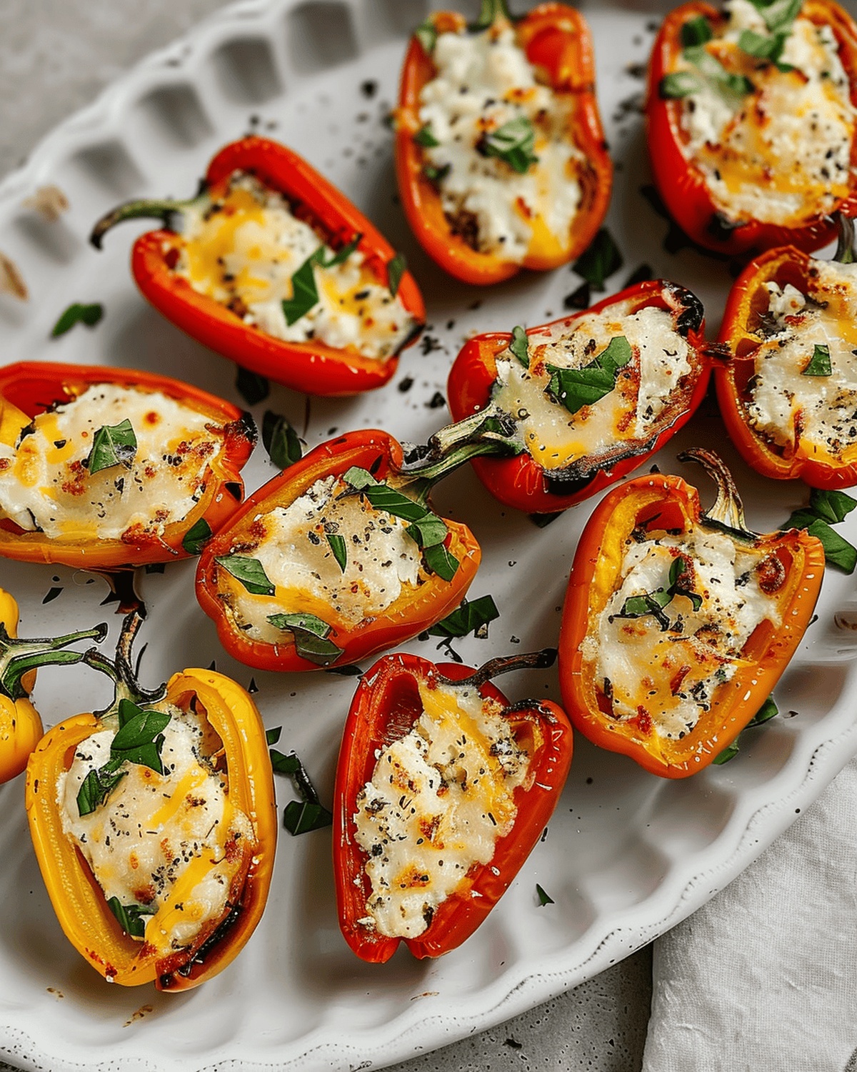 Goat Cheese Stuffed Mini Peppers Recipe