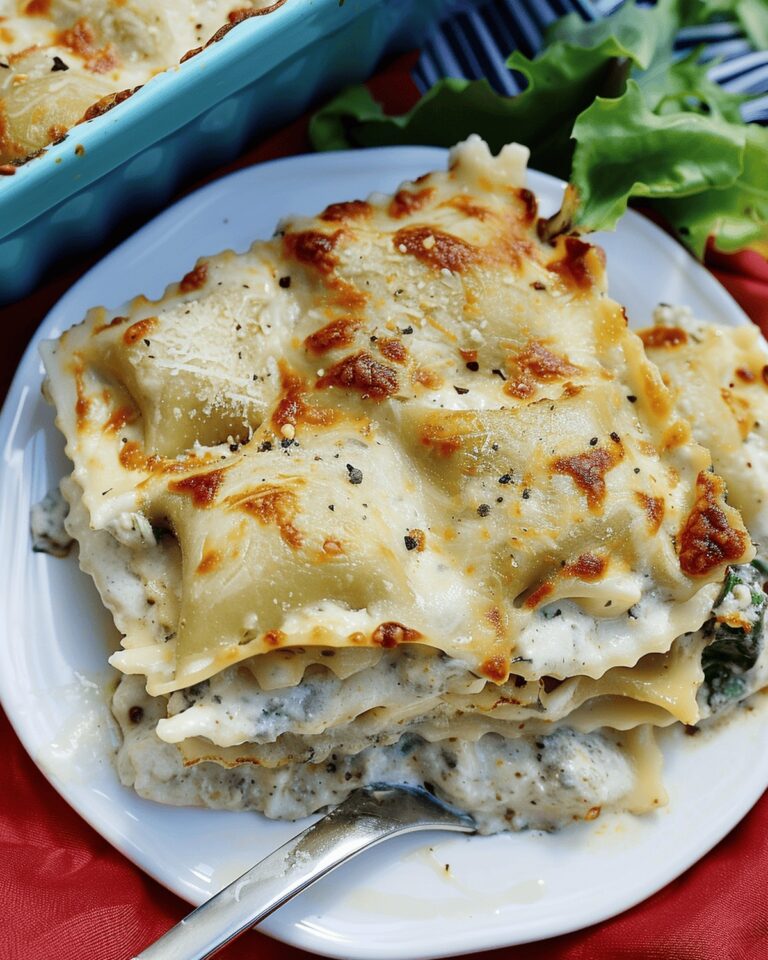 Cheesy White Ravioli Casserole Recipe
