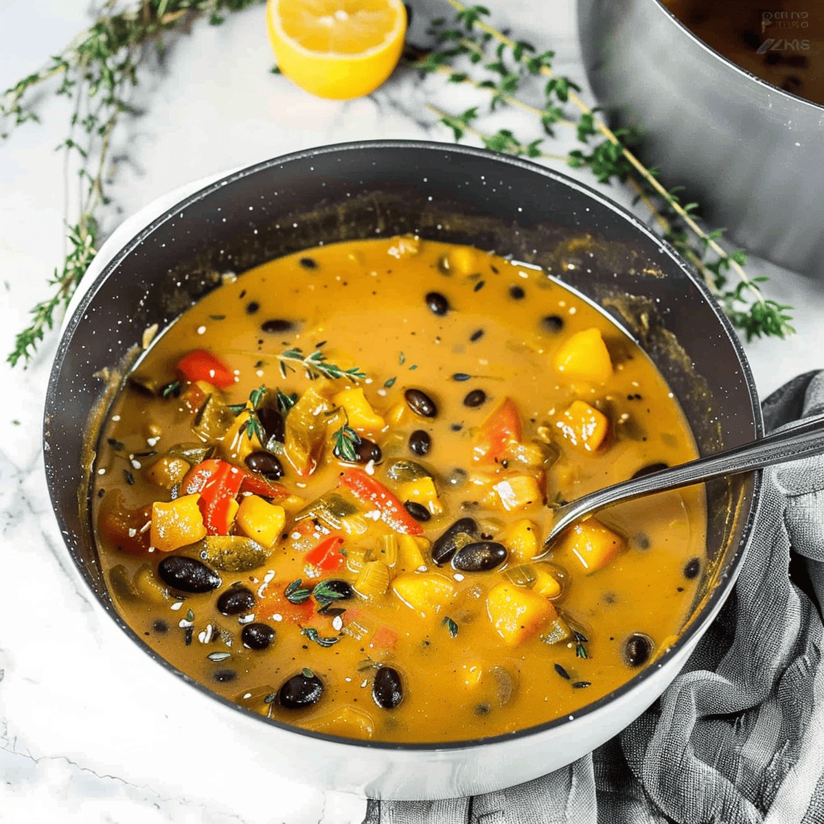 Black Bean Butternut Squash Stew Recipe