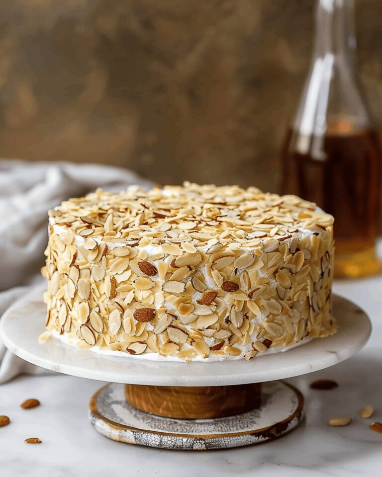 Heavenly Almond Cream Cake Recipe