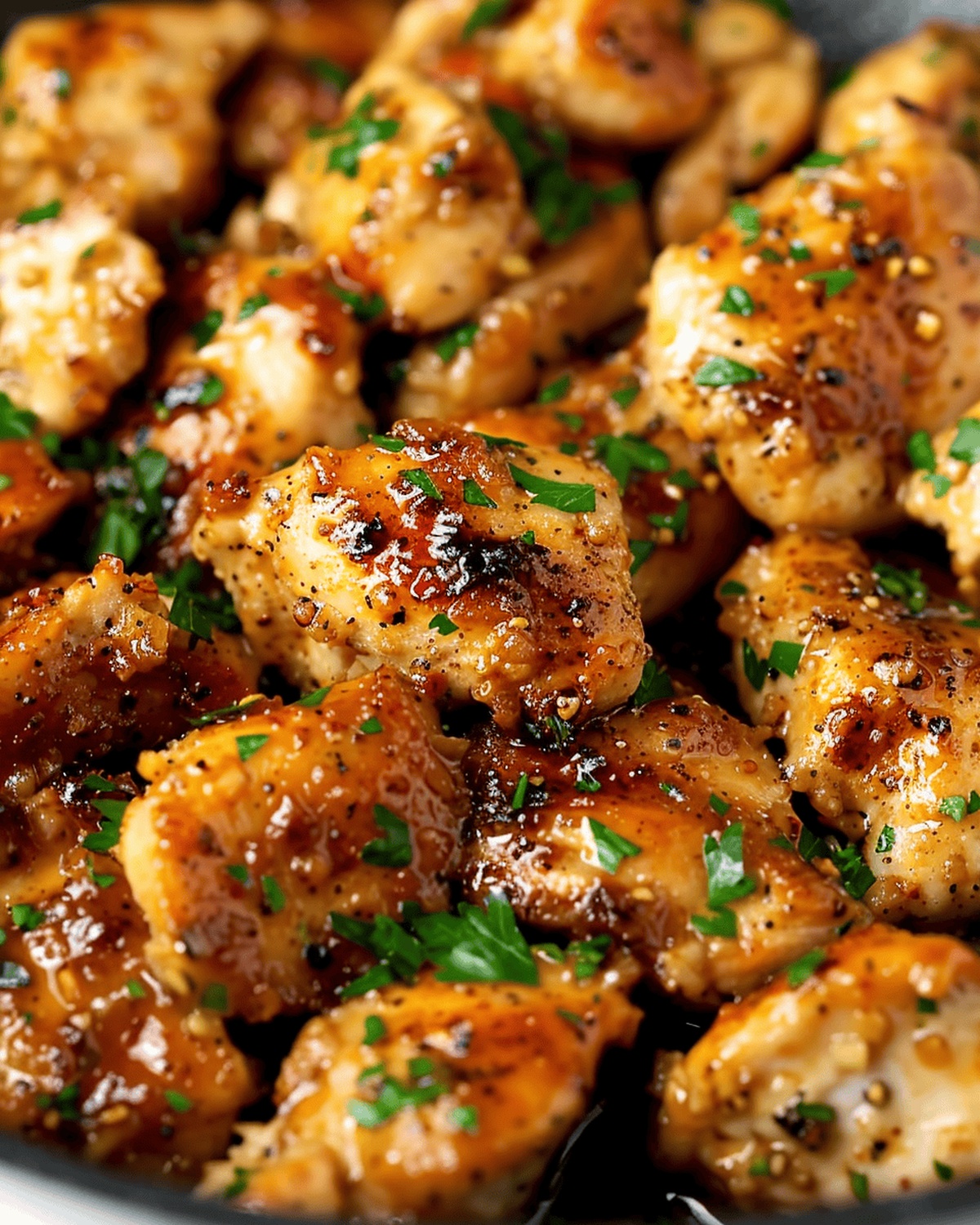 Crispy Garlic Butter Chicken Bites Recipe