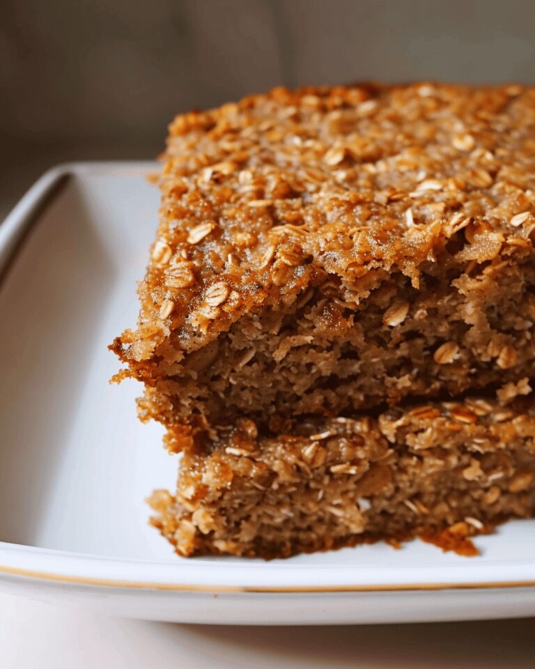 Moist Oatmeal Apple Cake Recipe