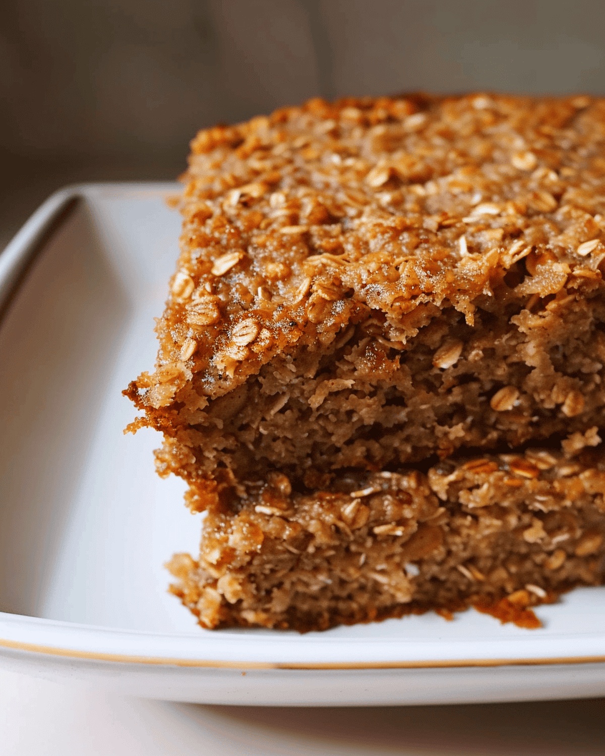 Moist Oatmeal Apple Cake Recipe