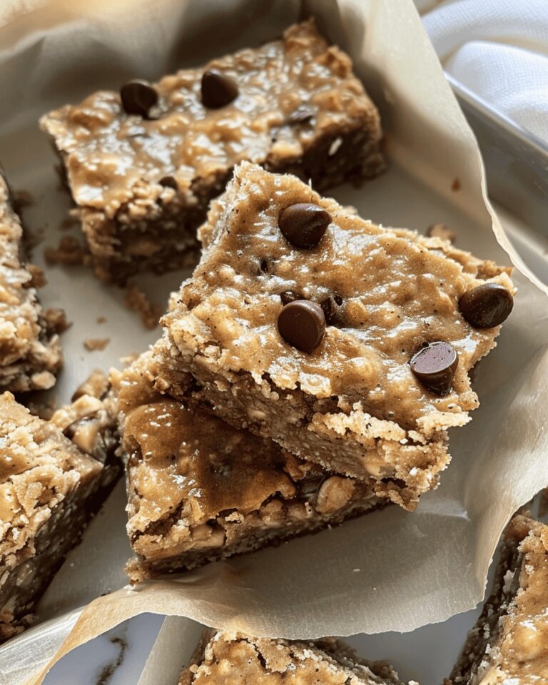 Peanut Butter Chocolatechip Banana Bars Recipe