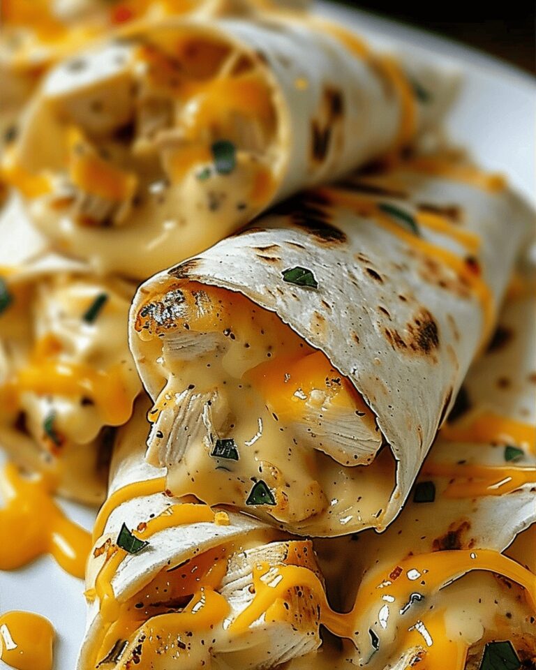 Crispy Garlic Chicken Wraps Recipe