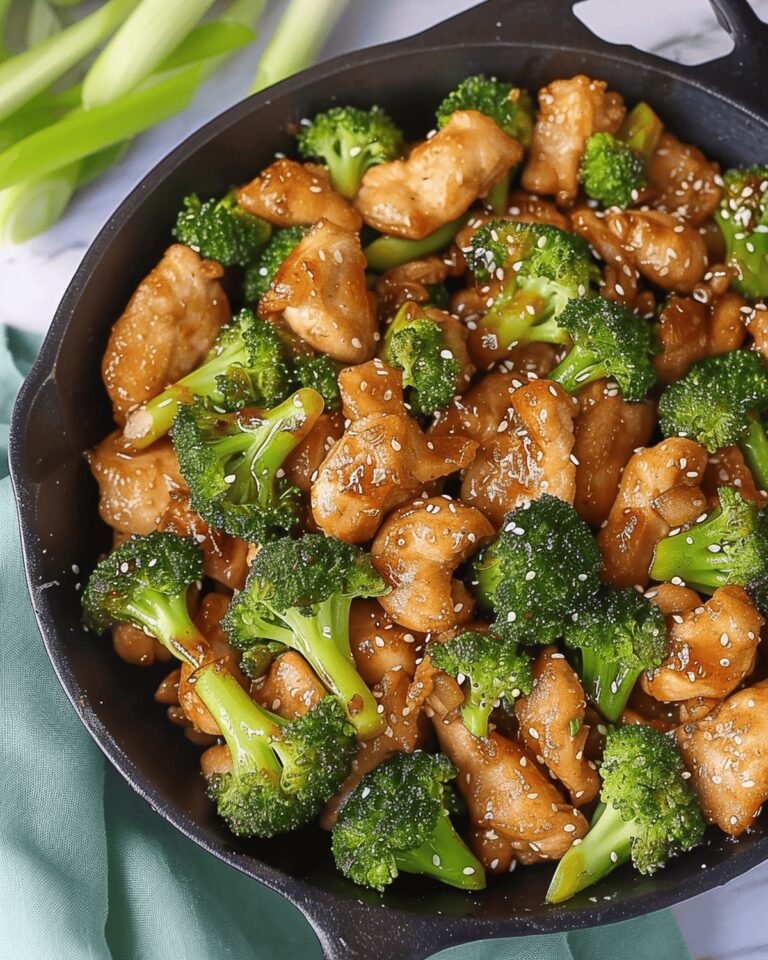 Sweet Honey Sesame Chicken and Broccoli Recipe
