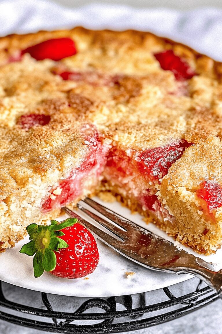 Luscious French Strawberry Cake Recipe