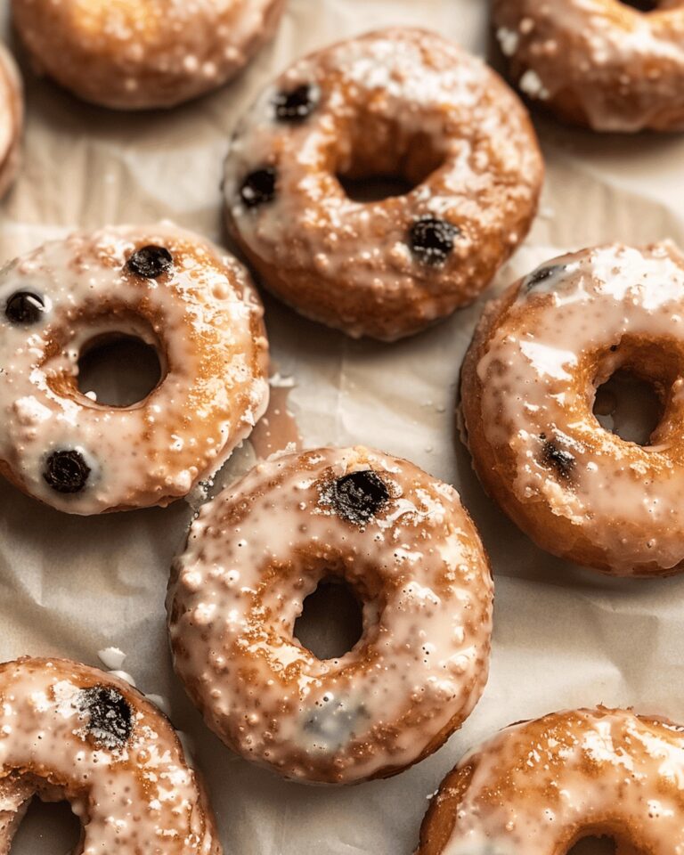 Fluffy Blueberry Cake Donuts Recipe