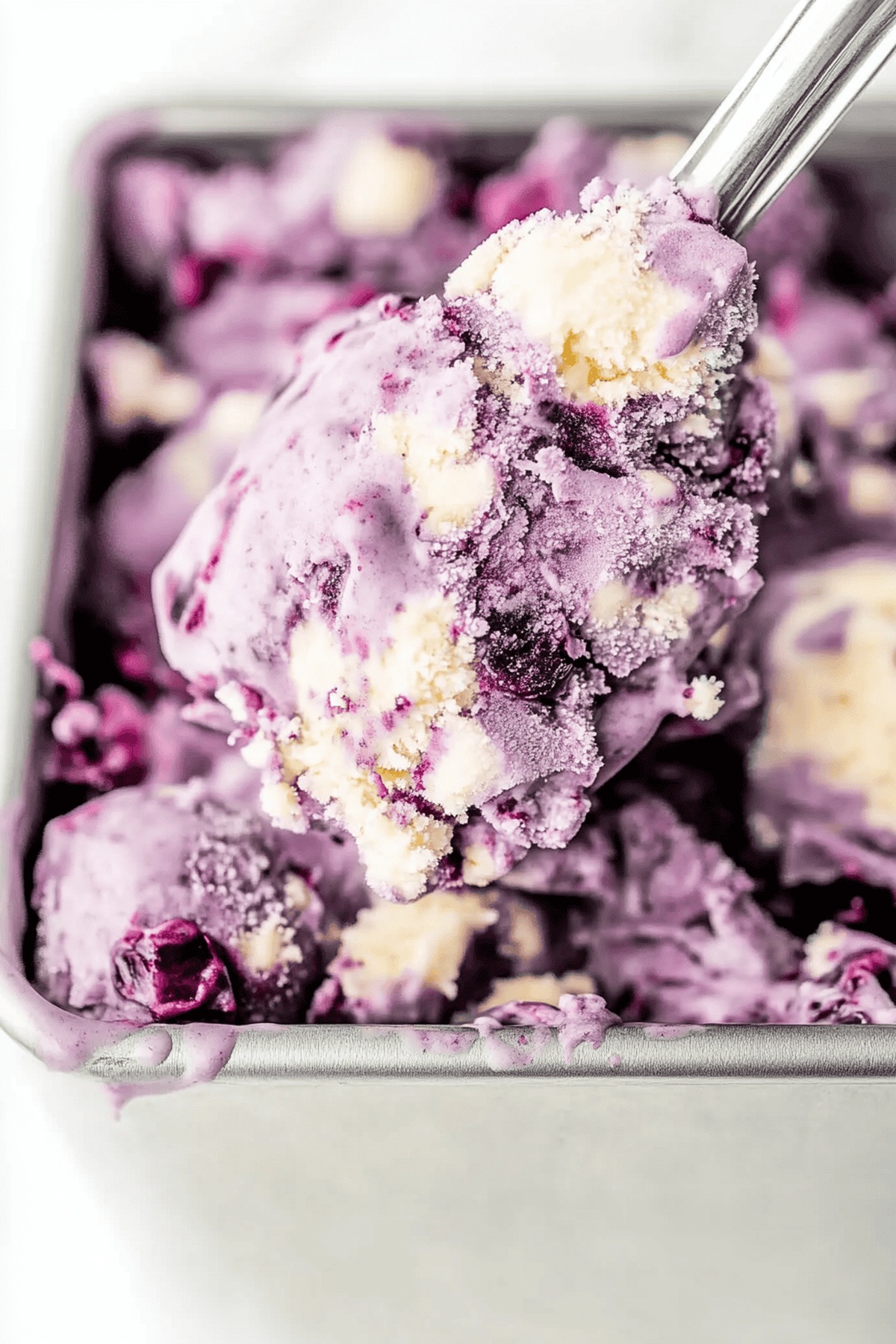 Velvety Blueberry Cheesecake Ice Cream Recipe